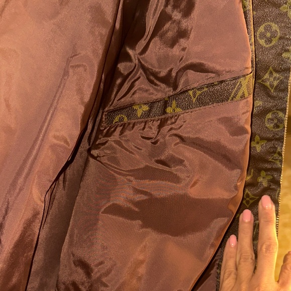 Louis Vuitton Dark Brown Monogram Bomber Jacket - Picture 8 of 10
